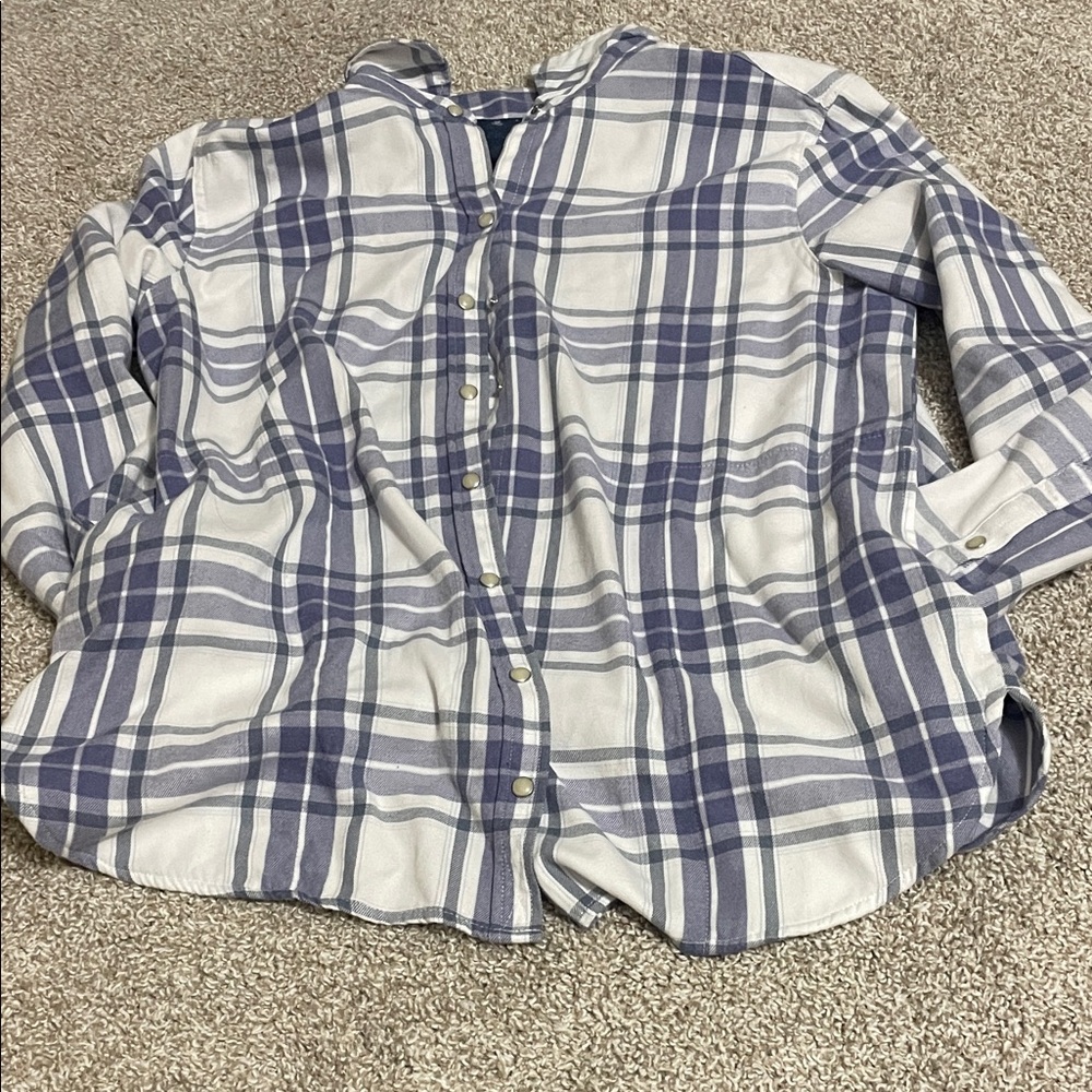 Plaid Flannel with pockets